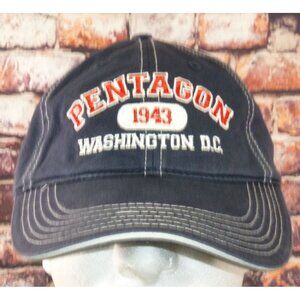 Pentagon 1943 Washington D.C. Navy Blue Baseball Cap By Richardson Adjustable St